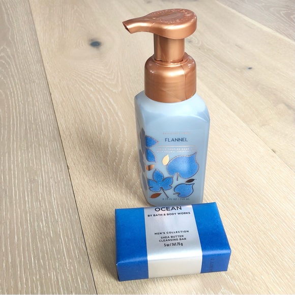 ⭐️Bath & Body Works⭐️Flannel Gentle Foaming Hand Soap Ocean Shea Butter Bar Soap - Picture 4 of 10